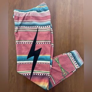 Aviator Nation Tulum Bolt Stitch Sweatpants Size XS